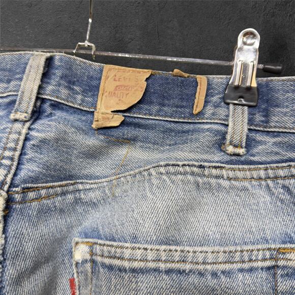 Vintage Levis 501 80s Made in USA Button Fly Jeans Size 32 - Picture 12 of 13